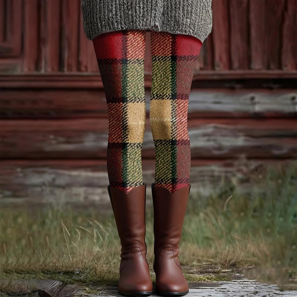 Damen Casual Mode Outdoor Halloween Bedruckte Slim Elastische Yogahose Cropped Hose