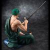 Anime One Piece Roronoa Zoro Figure New World Knife Sitting Action Figurine PVC Model Decoration Statues Doll Toy Gift