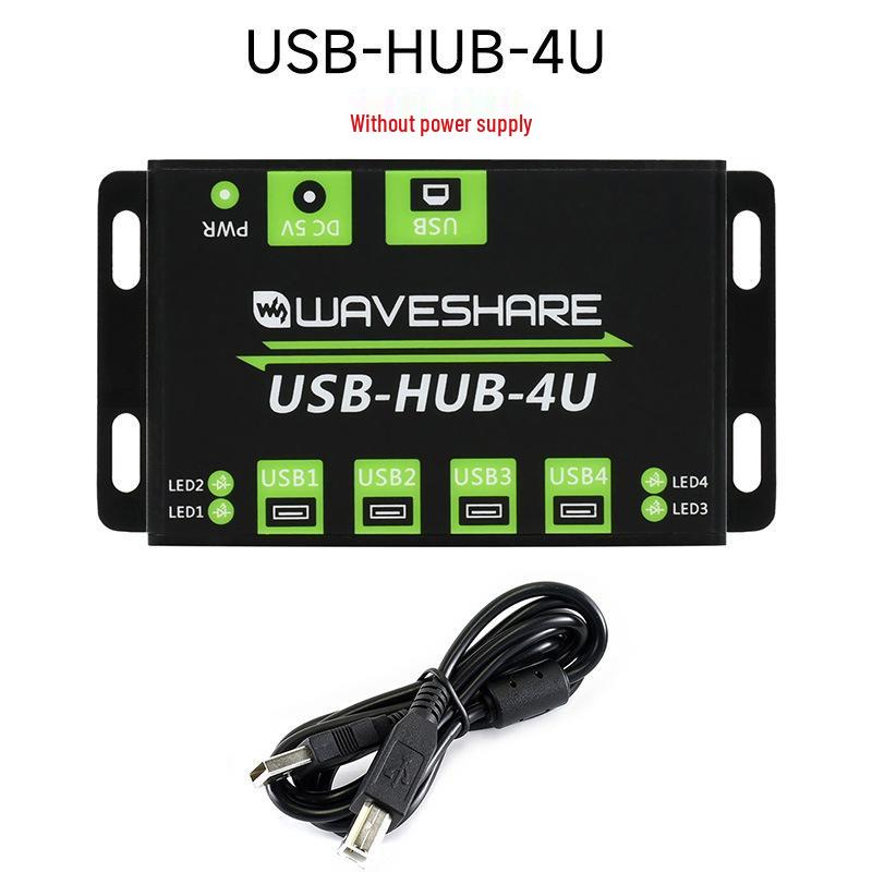 Weixue 4-Port USB 2.0 Hub with Multiple Protection Circuits