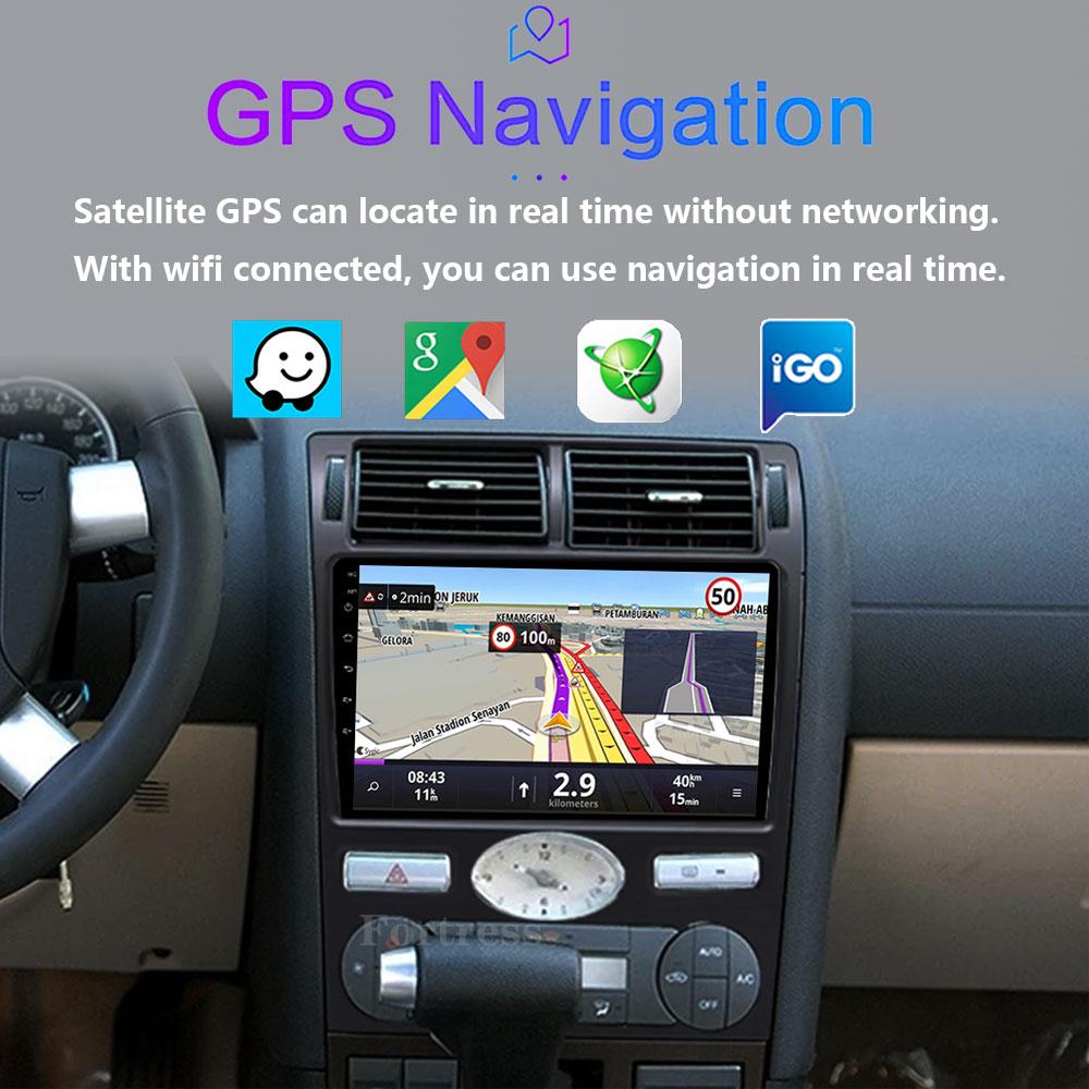 2din Android14 Car Radio Multimedia Carplay Auto GPS Navigation For Ford Mondeo Mondeo 3 2000 2001 2002 2003 2004 2005 2006-2007