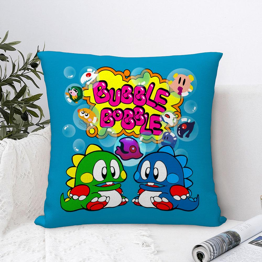 Game Bubbles B-Bobble Pillow Case Sofa Decorative Home Double-Sided Printing Short Plush Cushion Cover Throw Pillow Cover Gifts