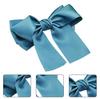 Women Fashion Korean Satin Ribbon Bowknot Hair Clips Barrette Ponytail Holder