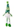 New Christmas Faceless Gnome Decor LED Light Snowflake Knit Hat Hanging Leg Rudolph Doll