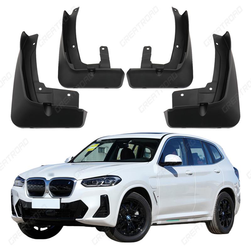 4Pcs Durable ABS Mud Flaps For - BMW IX3 Car Mud Flaps Fender Guards Easy tall Auto Accessories