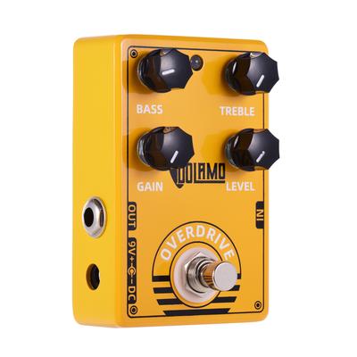 Pedale effetto chitarra Dolamo D-8 Overdrive con controlli del livello di guadagno degli alti dei bassi e True Bypass