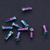 10Pcs Colorful Spokes Nipples Aluminum Alloy 14G Bicycle Spoke Caps Cycling Wheel Spoke Nipples Bike Accessories