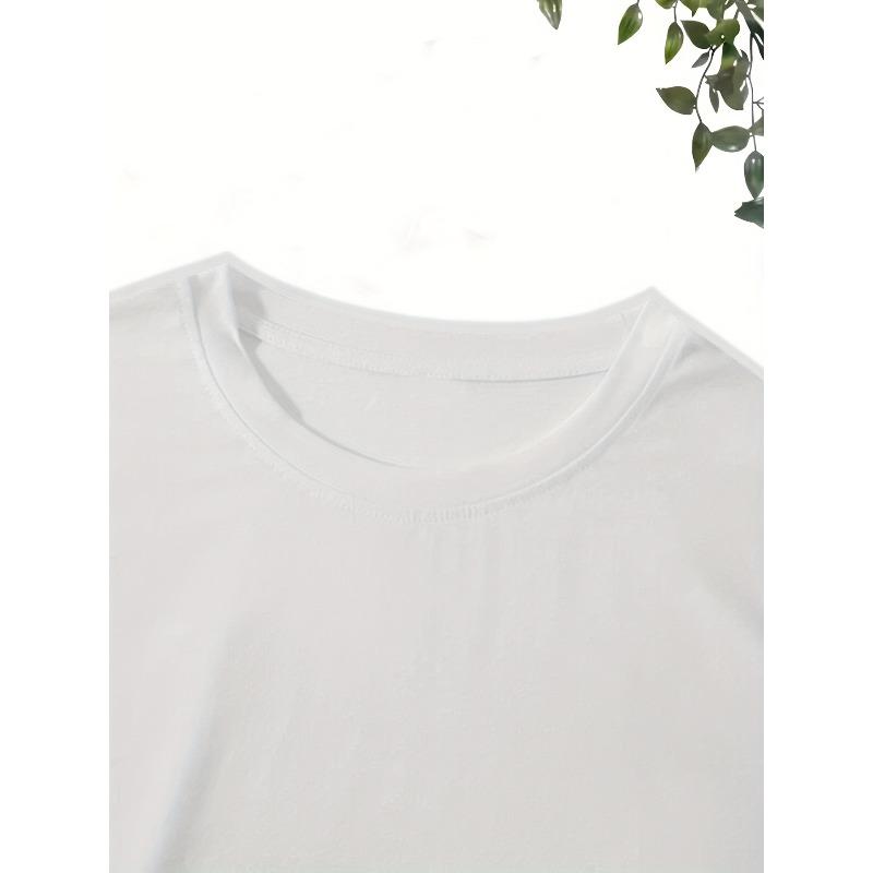 European sizes Print T Shirt, Tees For Men, Casual Short Sleeve Tshirt For Summer Spring Fall, Tops As Gifts