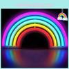 Colorful Led Rainbow Neon Sign Light Wall Hanging Night Lamp Bar Party Home