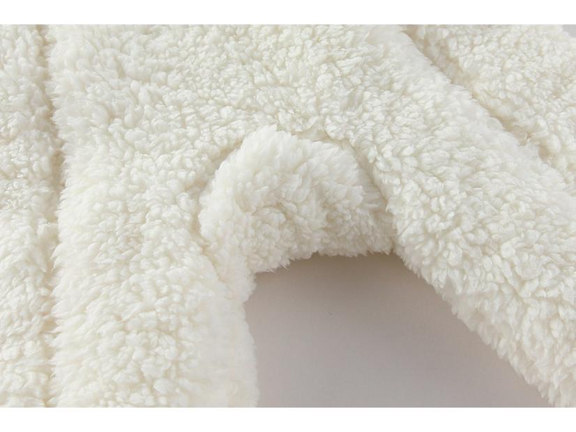 Verdickter Baumwoll-Baby-Winter-Jumpsuit und Wickelset für Neugeborene und Kleinkinder