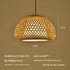 Bamboo Weaving Pendant Lamp - Zen Tea Room & Restaurant Lighting, New Chinese Style Rattan Lantern