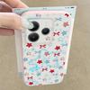 Blue Stars Bowknots Pattern Case For Xiaomi Redmi Note 14 13 Pro 5G 4G 12 11 Funda Xiaomi 14T 13T 11T Pro Leather Texture Silicone Cover
