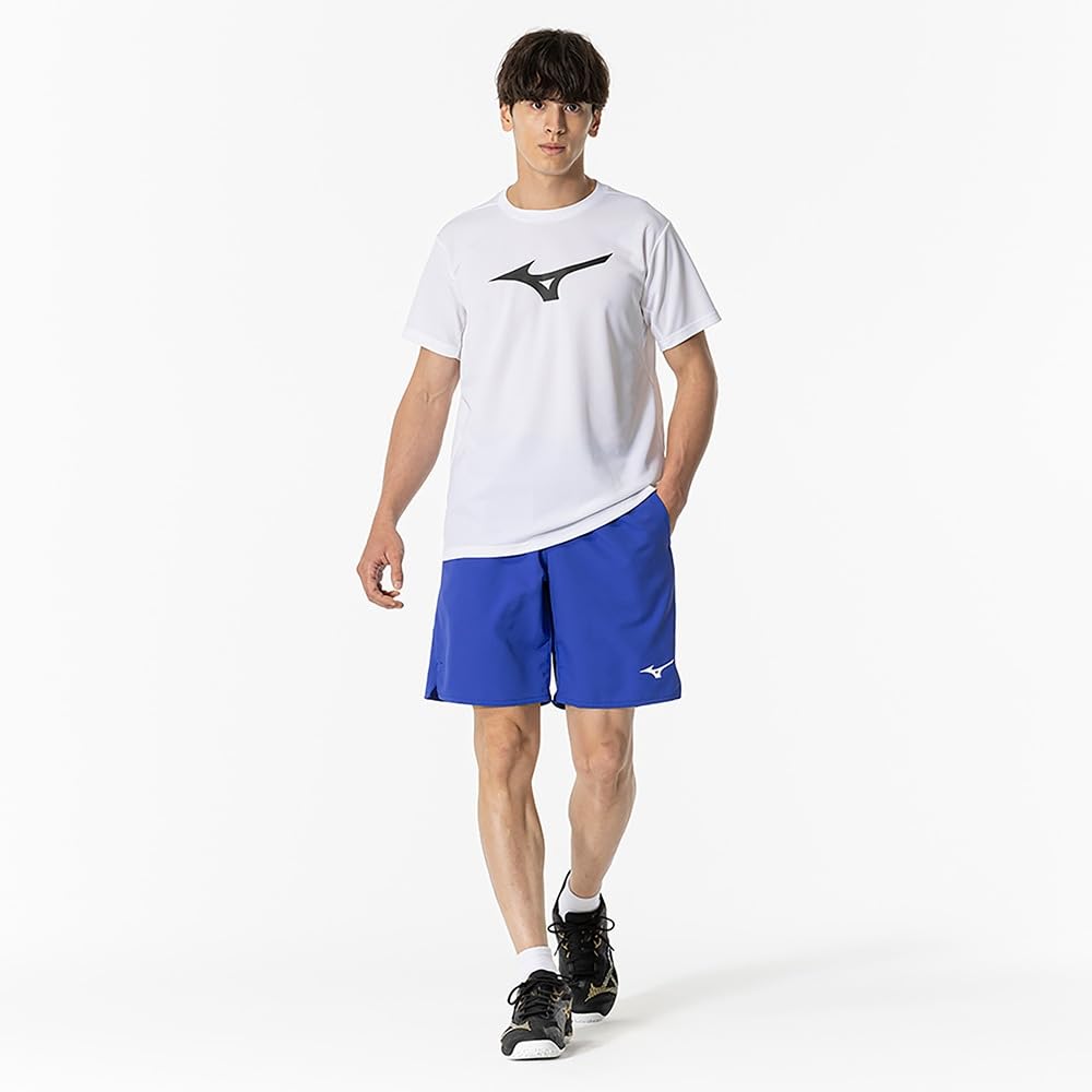 Tennis Badminton Game Half Officially Approved by the Japan Badminton Unisex 62JBB023 Surf 2XL [Mizuno] Pants, Pants, Association, Blue,