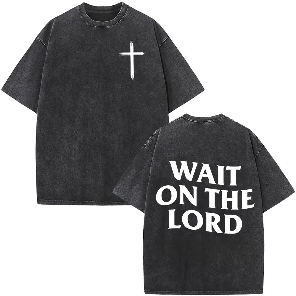 

Faith Over Fear Bible Verse T Shirt Unisex Women Christian Jesus Vintage Washed Harajuku Casual Oversized Soft Durable 2XL