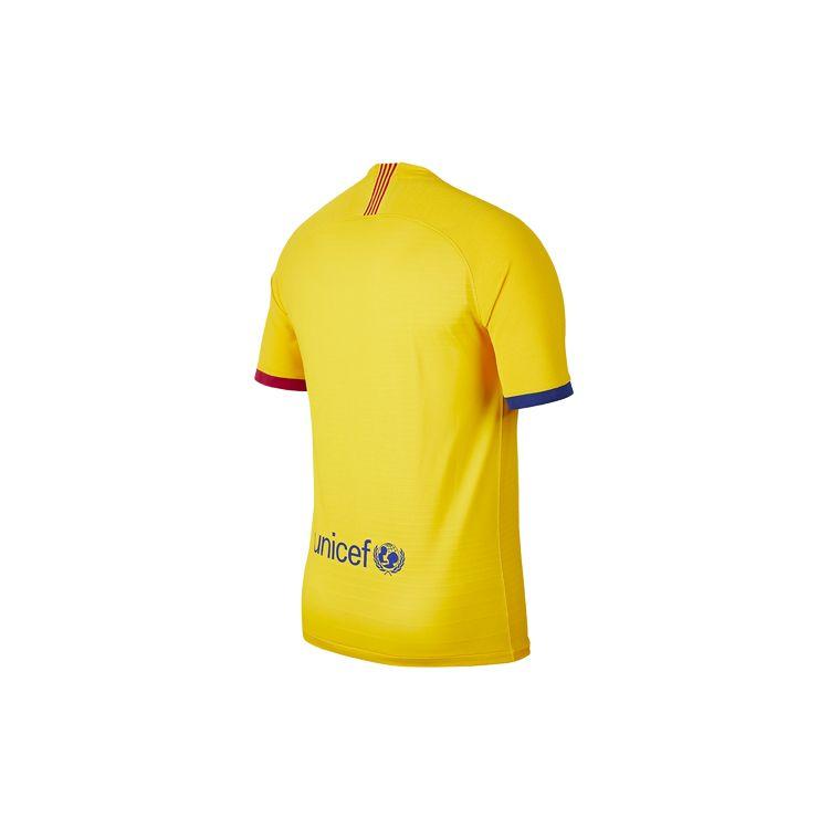 Nike FC Barcelona Vapor Match Away Jersey 2019/20 Men Soccer Apparel Yellow AJ5256-728