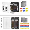 6/12 Way Fuses Box 36V Fuses Block Fuses Holder Waterproof for Boats,Car Automotive Power Distribution Panel