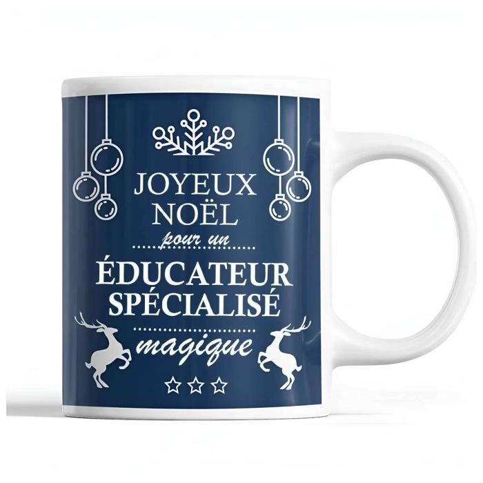Mug - Christmas Special Educator - Blue - 325 Ml - Dishwasher & Microwave