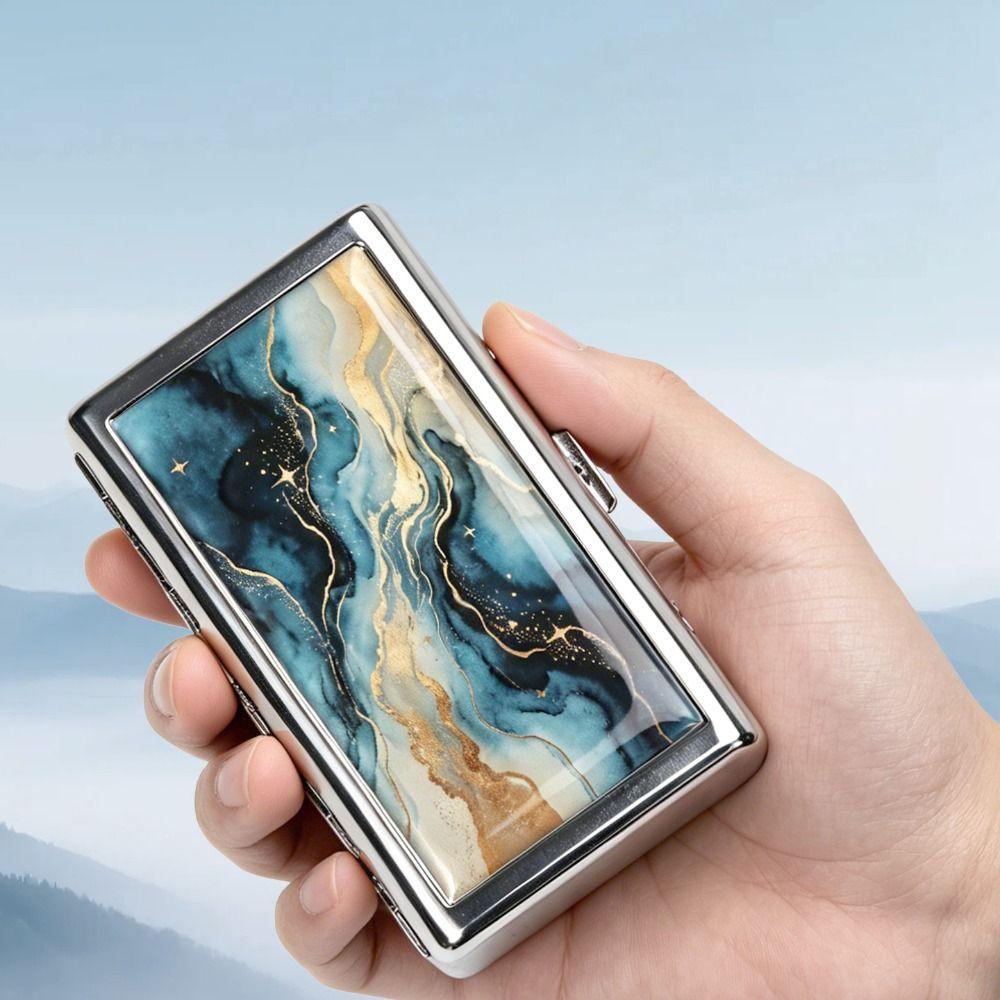 Vintage-Style Vintage Card Case Versatile Design Metal Material Cash Case Multi-function Easy Snap Card Holder ID Card Holder