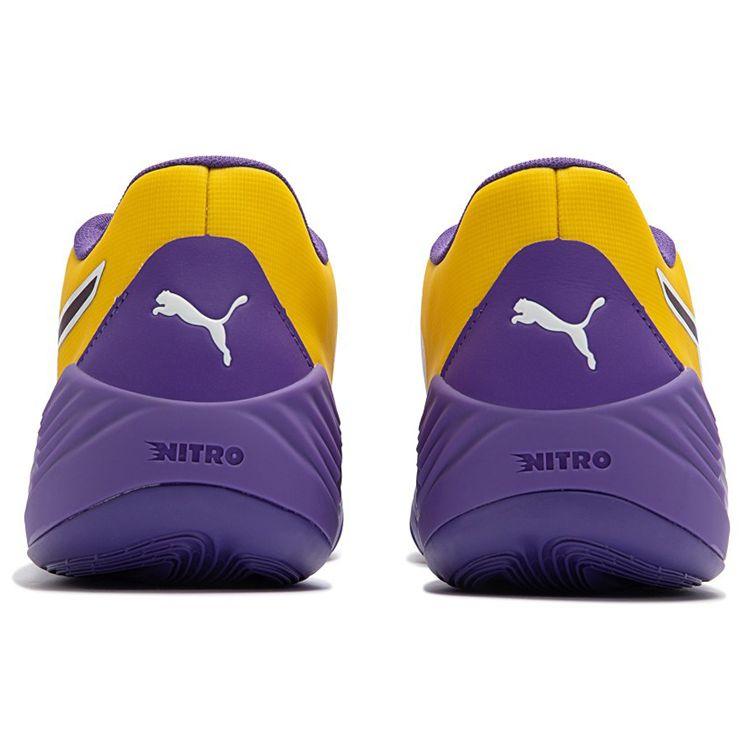 Кроссовки Puma Fusion Nitro Team Lakers Мужские Purple Prism-Violet Spectra-Yellow — фото 5
