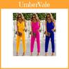 Elegant Damers Spaghetti Stropper Vide Ben Bodycon Jumpsuit Med V-hals Romper Bukser
