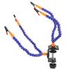 Flexible 4 Arms Soldering Holder Blue Multifunctional for Circuit Board Repairing and Fixing