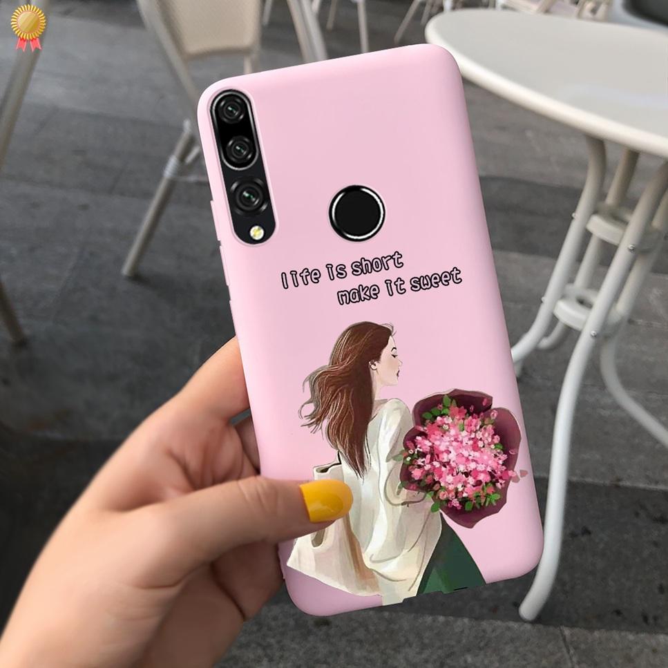 For Honor 9X Pro RU Case Cute Cartoon Cool Black Pink Silicone Back Cover For Huawei Honor9X Honor 9X Pro 9XPro 4G Phone Case