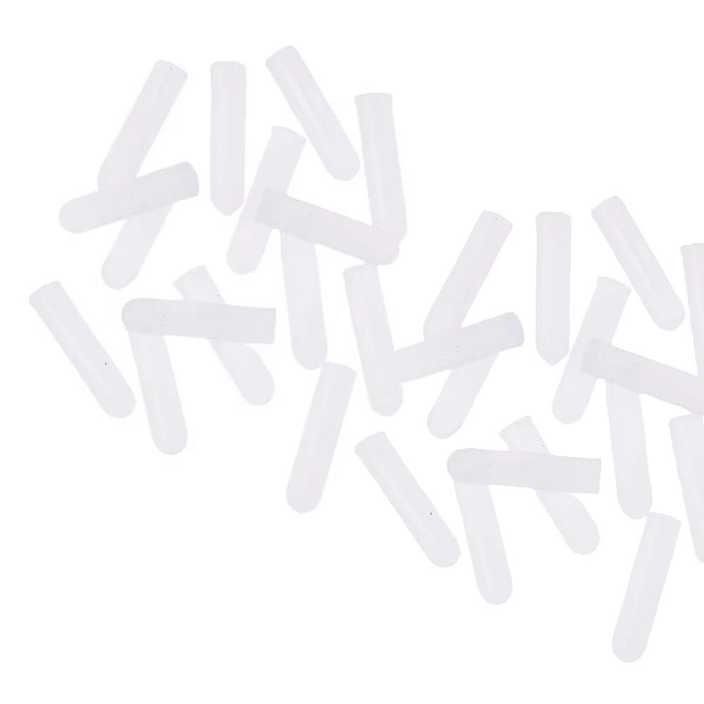 

50Pcs Prevent Solidifying Special Silicone Plug Head Blunt Tip Silicone Needle Cap Glue Needle 50Pcs
