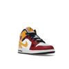 Air Jordan 1 Mid SE GS Motorsport Barnesko Hvit Svart Universitetsgull DJ0336-067