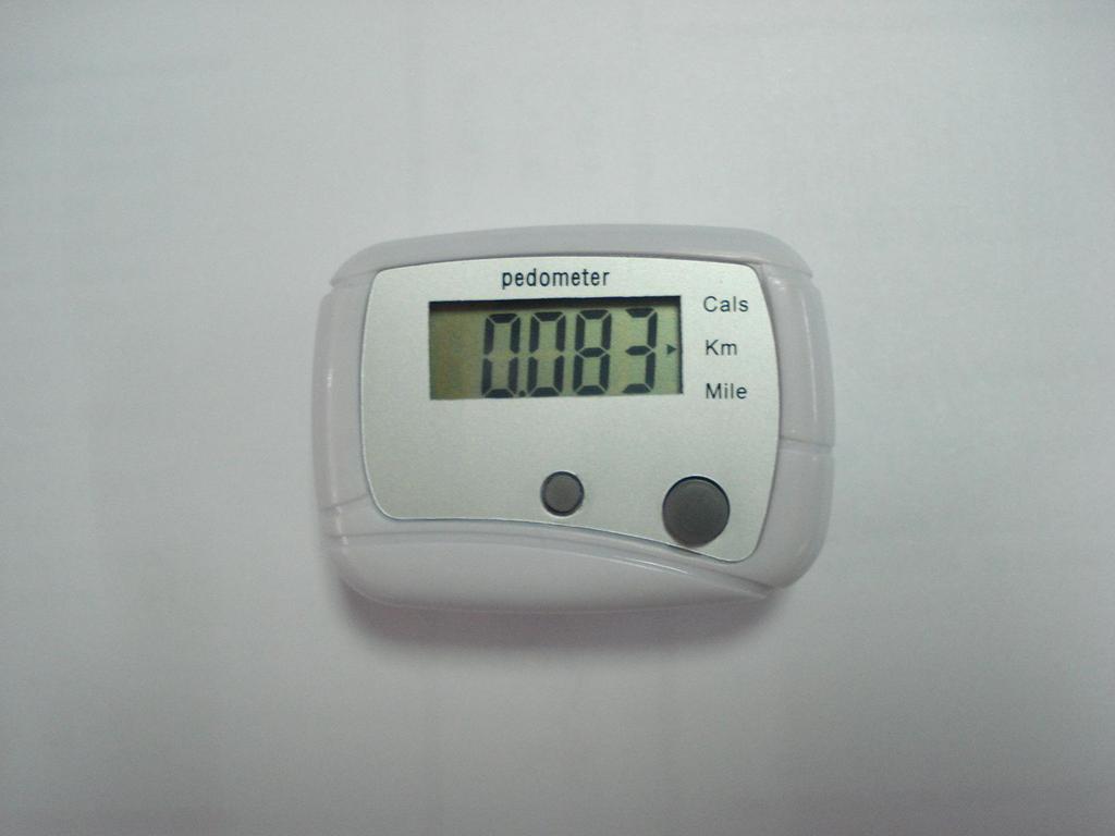 Multifunctional Dual-Button Pedometer: 10,000 Steps Counter - Available in White, Black, Red, Blue for Runners