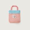 New Dopamine Makeup Bag With Contrasting Colors, Mesh Design, Casual Hollow-Out Style, Useful For Toiletries And Travel Storage