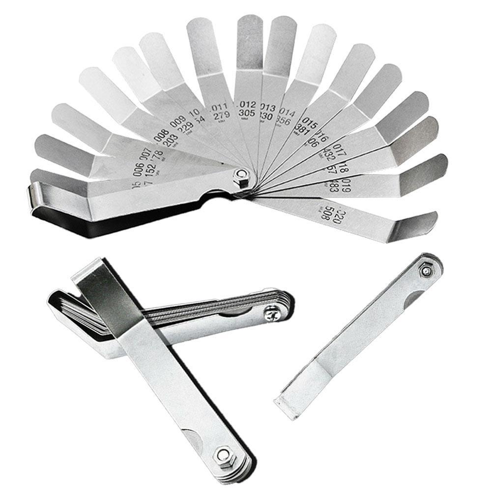 0.005-0.020 Inch Feeler Gauge 0.127-0.508mm 1 Set Easy To Use