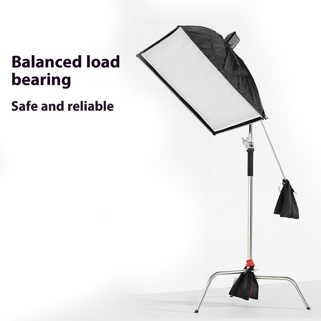 Empty Photography Sandbag for Studio Light Stands Stabilizing Equipment Fillable Design Lamp Holder Counterweight Bag