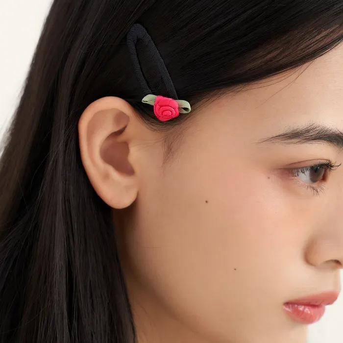 [2SET] Mini Rose Hair Pin