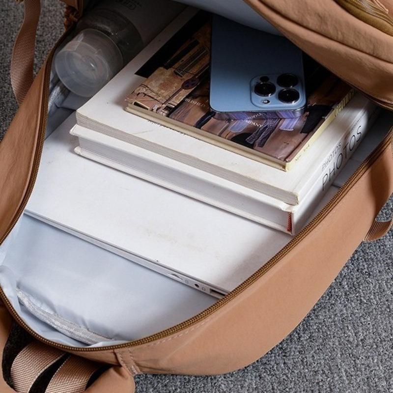 School Bag New High Value Fresh Sweet Candy Color Backpack Junior High School Students Lightweight Travel Backpack