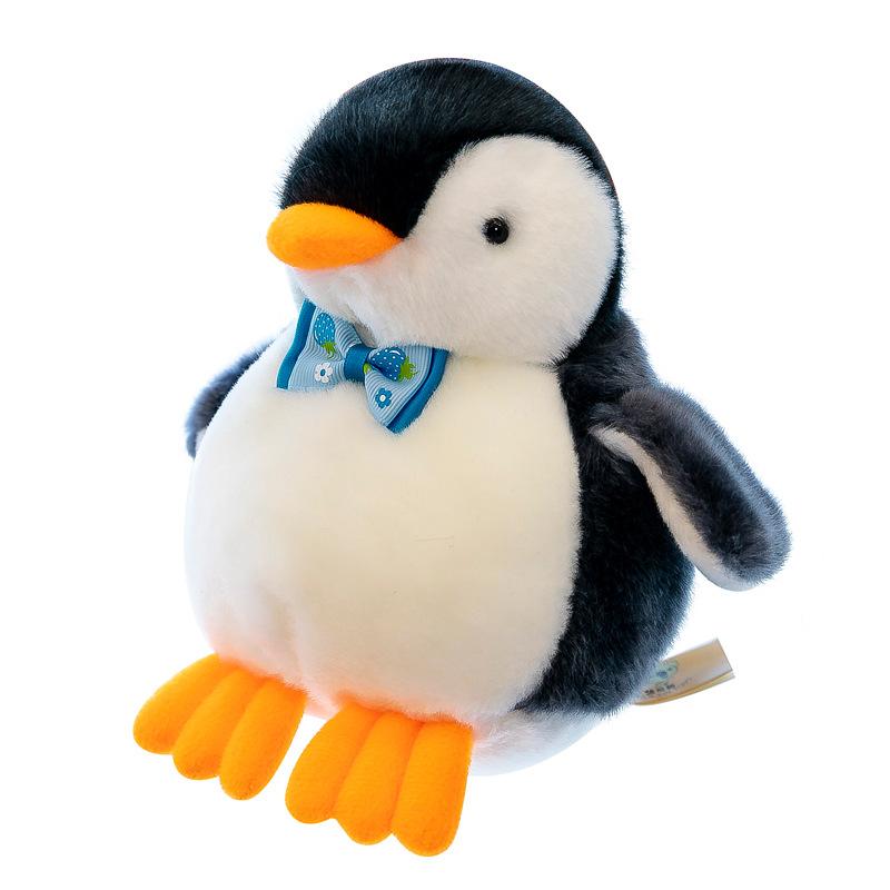 New Machine-catching Doll Cute Bow Tie Penguin Plush Toy Children's Doll Birthday Gift