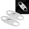 2pcs Cigar Cutter Double Cut Blade Incisive Easy To Cut Stainless Steel Cigar Guillotine For Men