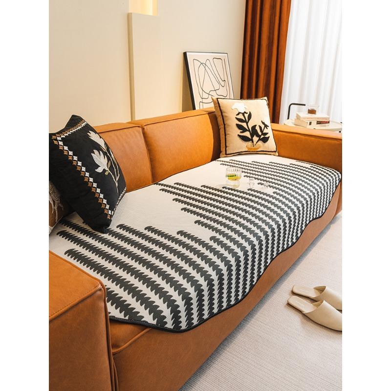 Summer Special-Shaped Sofa Cushion Cool But Not Ice Seat Cushions Straight Irregular Non-Slip Sofa Cover Cloth