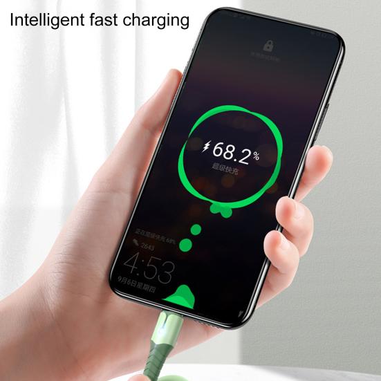 Charging Cable Type-C Charging TPE Silicone 5A Fast Soft Data Cord for Mobile