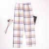 Men's Plaid Cotton Pajama Pants - Loose, Casual, Home and Outdoor Wear