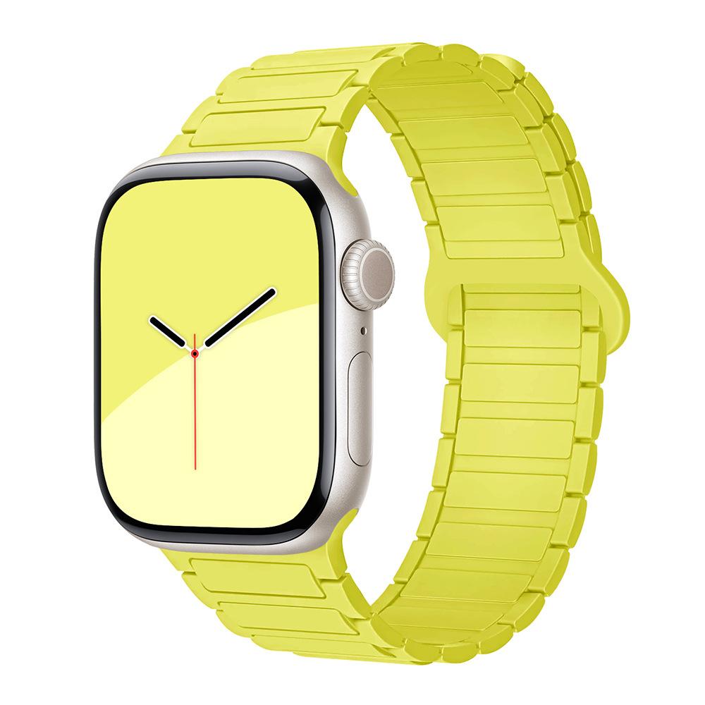 For Apple Watch Straps: 1-11 Generations / Ultra3 / SE3 Second Generation - Three-bead Silicone Magnetic Adhesive Straps