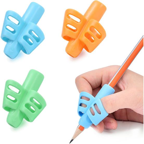 Pencil Grips for Kids Handwrting Pencil Holder Grippers for Toddlers Preschool 3-7 Year Posture Correction Training Writing for Children Learn to