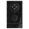 Cecotec Plaque de gaz 2 feux Bolero Squad G 2400F Glass Black 52kW Verre noir Grilles fonte Brûleur WOK
