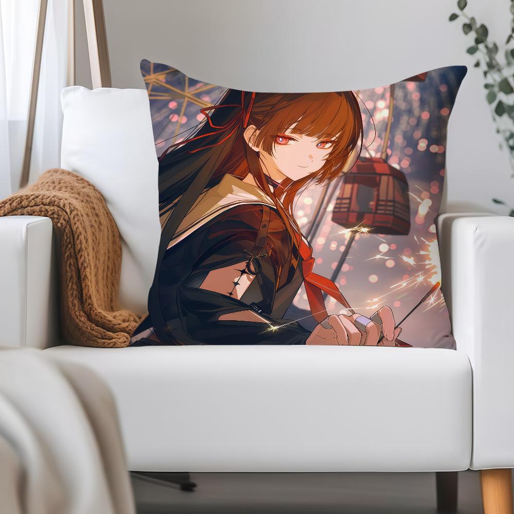 Игра Wuthering Waves Наволочка Чиса Применимое пространство Для гостевых комнат Интерьеры Автомобили Офис Дом Украшение 12x12Inch