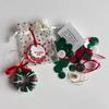DIY Christmas Button Ornament Making Set Stacked Button Craft Kits Christmas Tree/Santa/Snowman/Angel Hanging Decoration