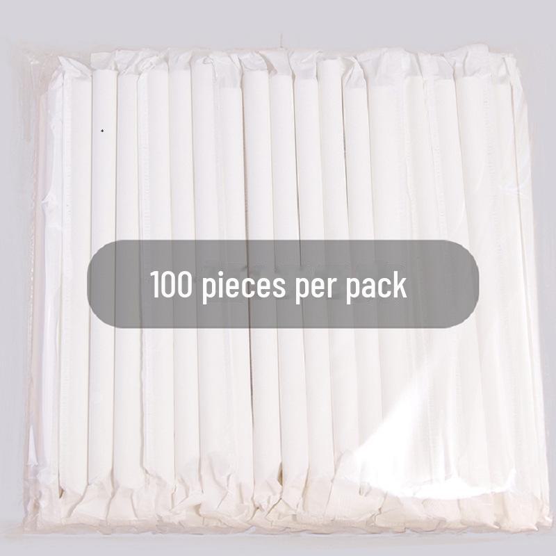 Eco-Friendly Degradable Kraft Paper Straws for Beverages
