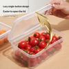 Food Storage Box Transparent Storage Container Fridge Organizer Microwave Safe Fresh-Keeping Sealing Box Kitchen Food Dispenser