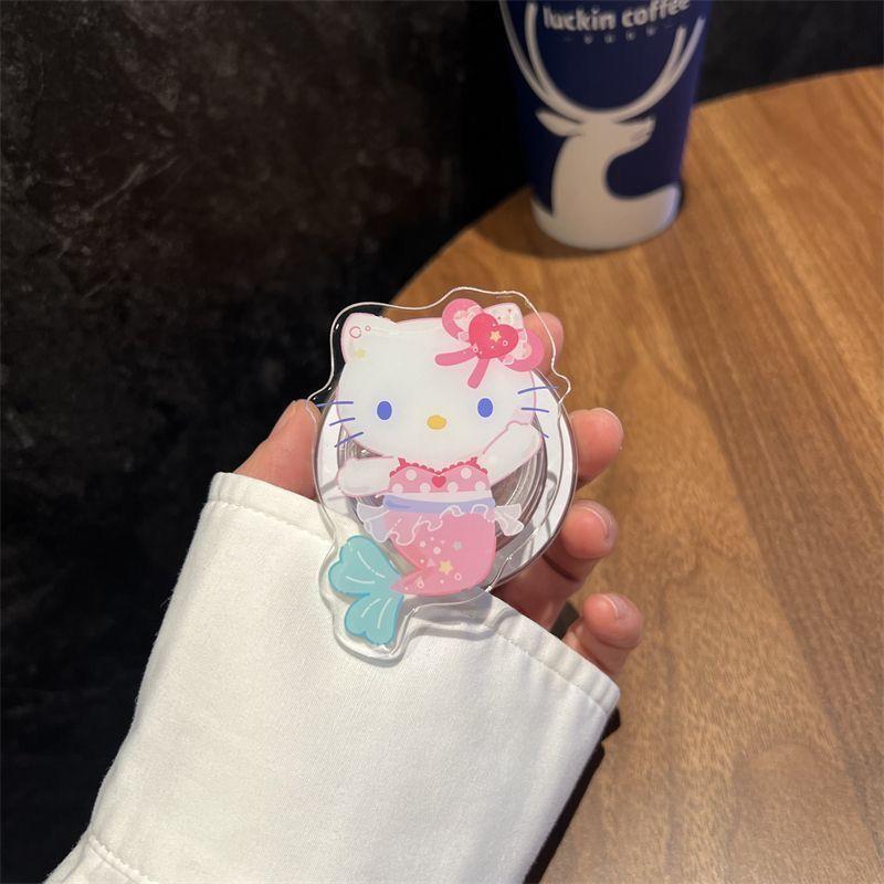 

New Cute Sanrio Mermaid Stand Detachable Telescopic Airbag Desktop Lazy Support Phone