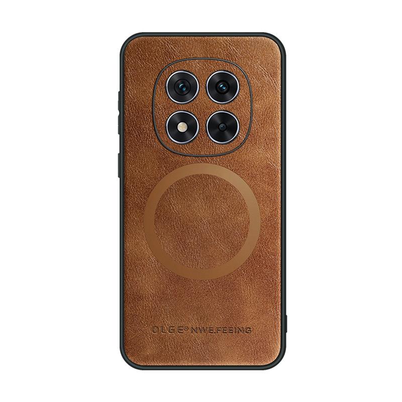 Magnetic Wireless Charge Leather Phone Case for Xiaomi Redmi Note 14 13 Pro+ 11SE / 12 11 10 Pro / Poco M6 Pro Soft Bumper Cover