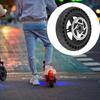 215mmx47mm Electric Bicyle Rear Wheel Rubber Tire Accessory Easily Install Sturdy Heavy Duty Strong Grip Replacement for Bike