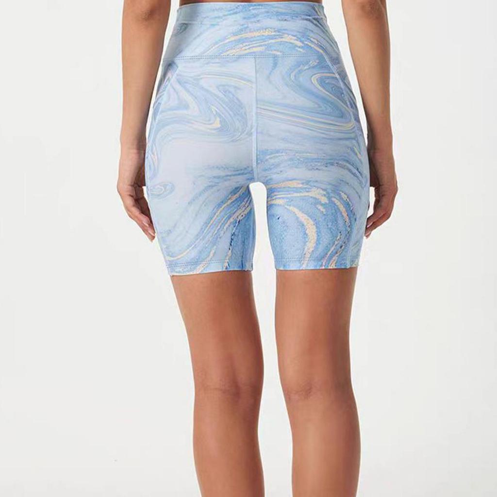 Europäisch-amerikanische hochtaillierte Yoga-Radshorts für Damen