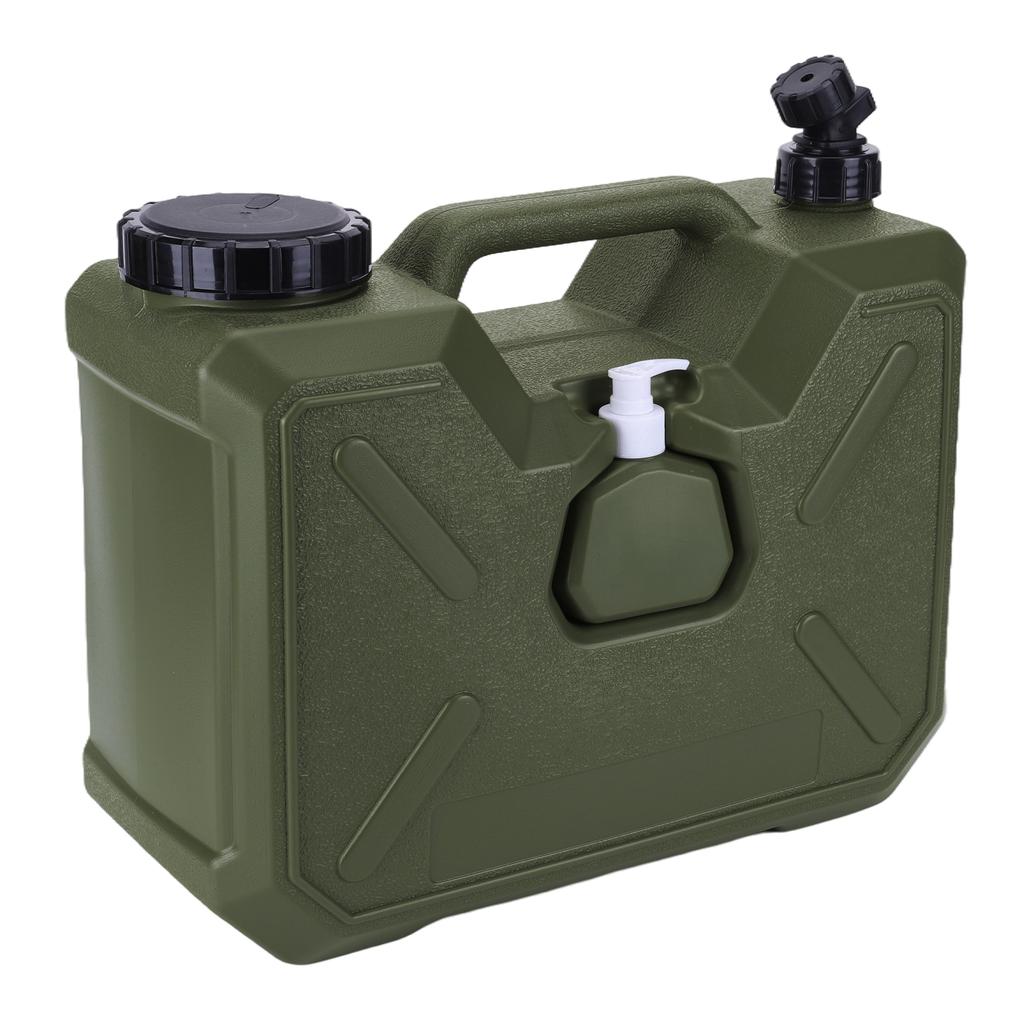 18/15/12/10L Camping Water Container with Spigot Hand Sanitizer Bottle Portable Water Jug Large Capacity Water Carrier Tank